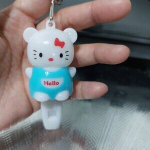 Kawaii Cute Hello Kitty Lit Up Keychain Charm Handbag Charm Cute